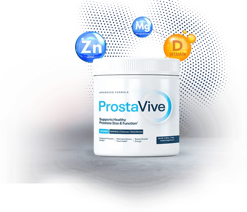 ProstaVive Bottle With Nutrients Image